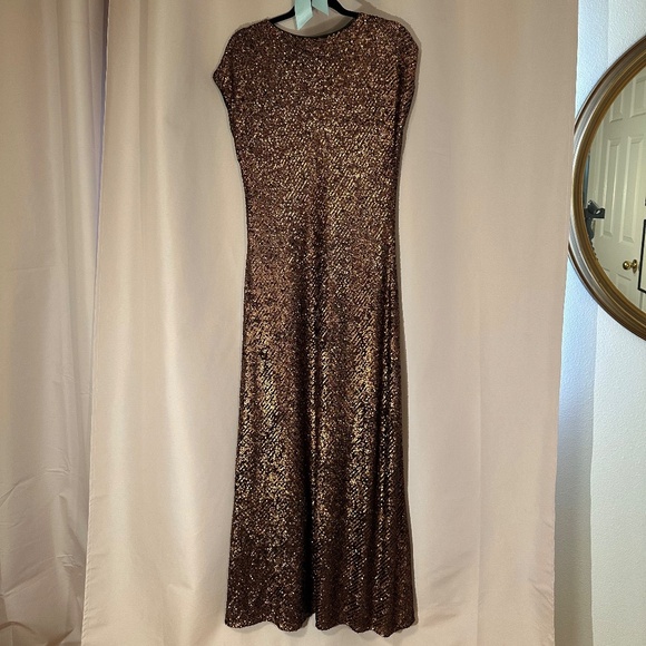 NEW! Johnny Was TOTO SEQUIN MAXI DRESS - Picture 4 of 10